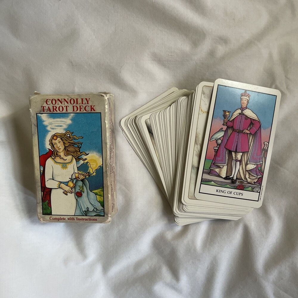 Connolly Tarot Deck by Eileen Connolly (1990) 78 Cards/Box